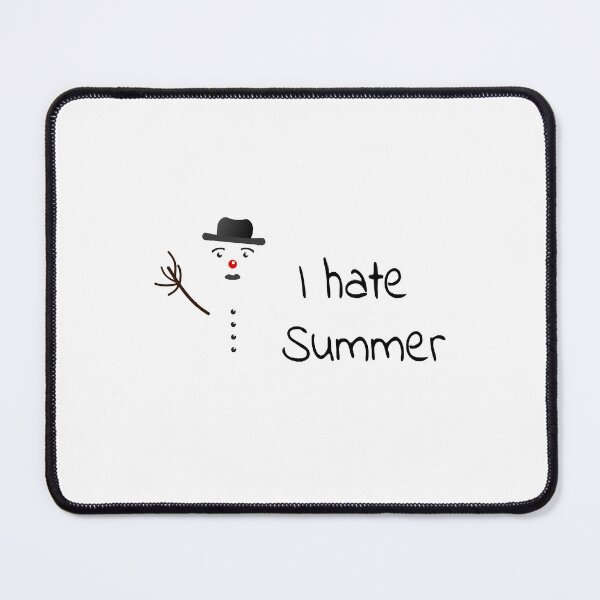 Item preview, I hate Summer like a melting snowman designed and sold by AdamKroen.