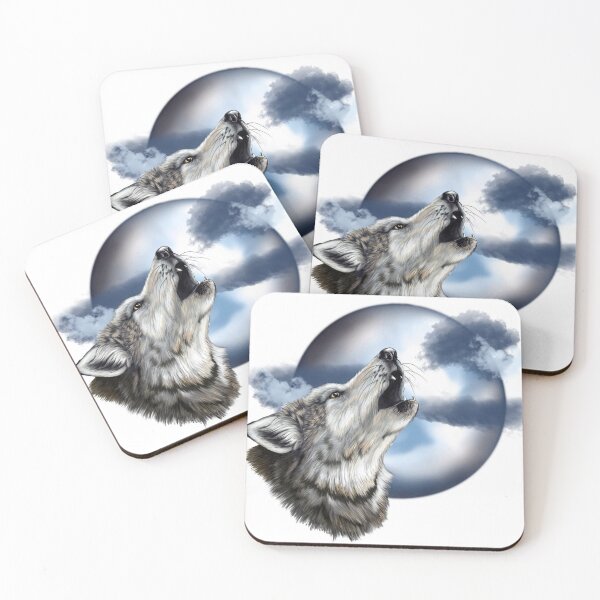 Item preview, Howling Wolf Moon designed and sold by ArtWithHearts11.
