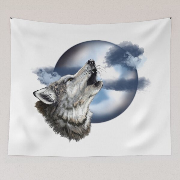 Item preview, Howling Wolf Moon designed and sold by ArtWithHearts11.