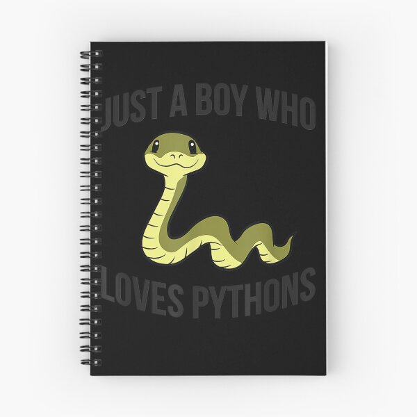 Item preview, Just a Boy Who Loves Pythons Funny Python Snake Boy T-Shirt designed and sold by BortnerZelma.