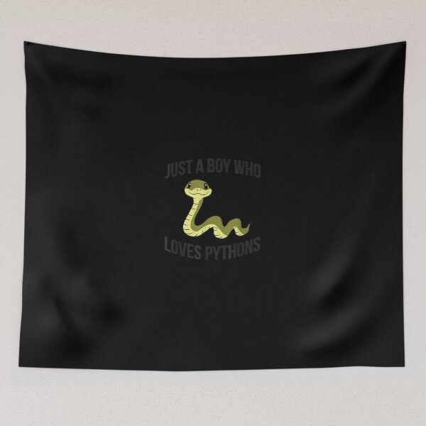 Item preview, Just a Boy Who Loves Pythons Funny Python Snake Boy T-Shirt designed and sold by BortnerZelma.