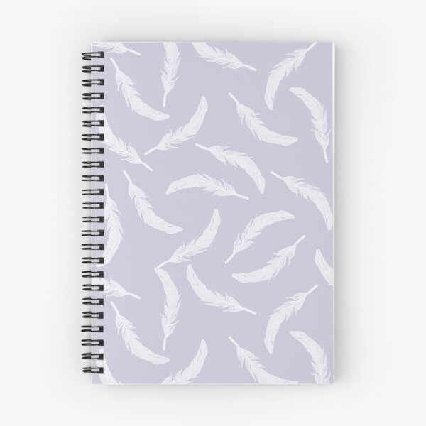 Item preview, Floating Feathers - White on Lilac designed and sold by Jasrese.