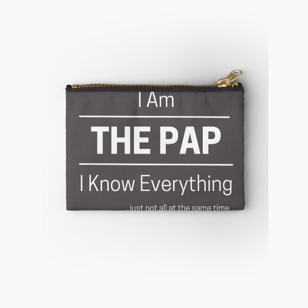 Item preview, Funny Grandad Knows Everything Quote Saying, I Am The Pap, I Know Everything, Walking Encyclopedia, Trivia God, White Text designed and sold by hjsmith.