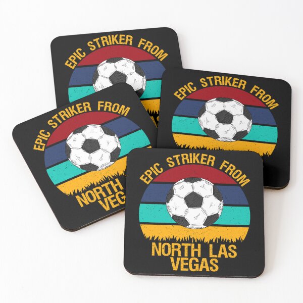 Item preview, Epic Striker From North Las Vegas Vintage Soccer Classic T-Shirt designed and sold by callujohn7.
