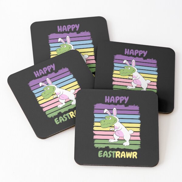 Item preview, Happy EastRawr T-Rex Bunny designed and sold by The Jackalope.