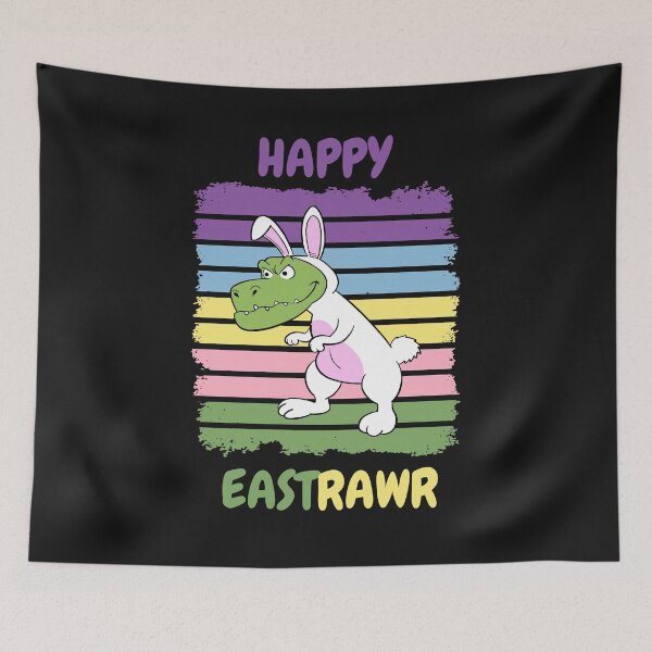 Item preview, Happy EastRawr T-Rex Bunny designed and sold by The Jackalope.