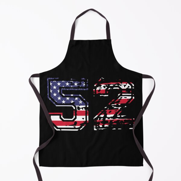 Item preview, 52 American football number USA fifty-two designed and sold by Proud Pro Gifts.