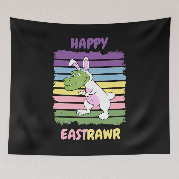 Item preview, Happy EastRawr T-Rex Bunny designed and sold by The Jackalope.