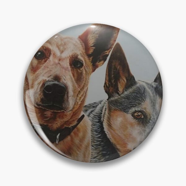 Item preview, Best mates. Red & Blue Australian cattle dogs designed and sold by Benjamin Heffernan.