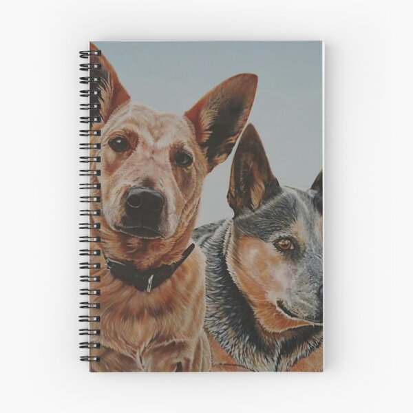 Artikelvorschau, Beste Freunde. Rot-blaue Australian Cattle Dogs entworfen und verkauft von Benjamin Heffernan.
