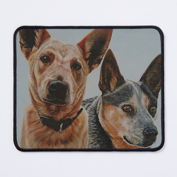 Item preview, Best mates. Red & Blue Australian cattle dogs designed and sold by Benjamin Heffernan.