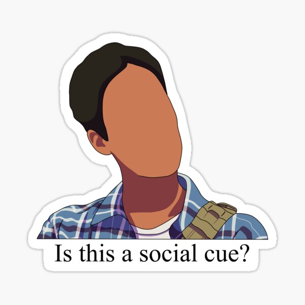 Item preview, “Is this a social cue?” Abed from Community designed and sold by forgetfulem.