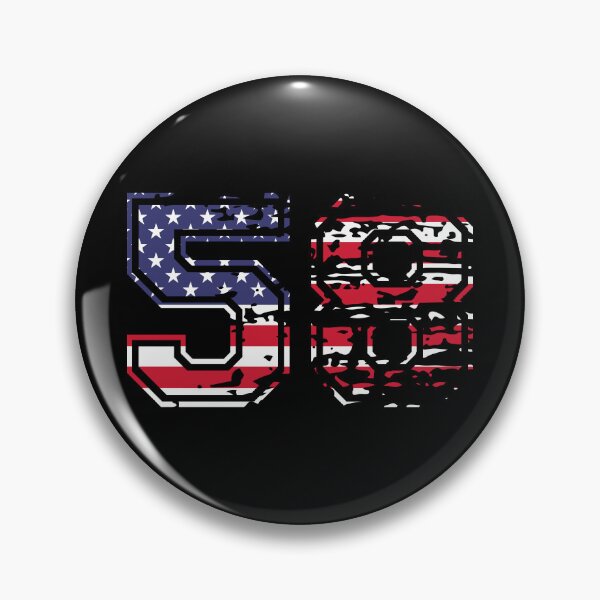 Item preview, 58 american football number USA fifty-eight designed and sold by Proud Pro Gifts.