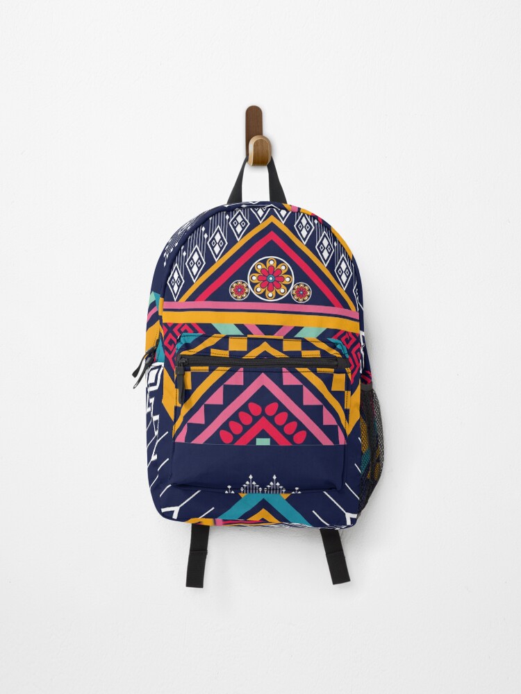 Thumbnail 1 of 3, Backpack, ethnic pattern designed and sold by 7ASCIIz.