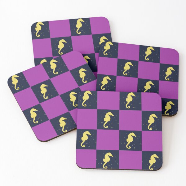 Item preview, Seahorse check pattern  designed and sold by TipTopTapo.