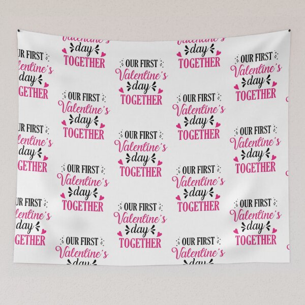 Item preview, Our First Valentine's Day Together  designed and sold by slicksdesigns.