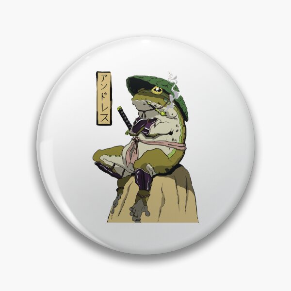 Item preview, Music Retro Samurai Frog Gifts Music Fans designed and sold by BoHermiston234.