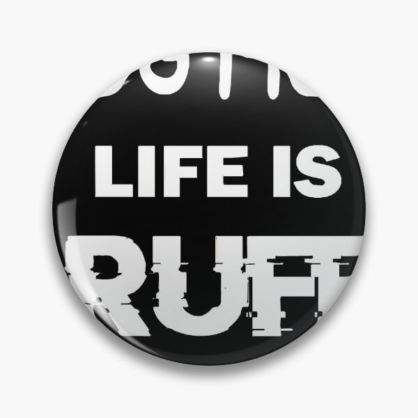 Item preview, Womens Dog Mom Life Is Ruff T-Shirt T-Shirt designed and sold by lequitakat6611.