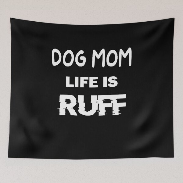 Item preview, Womens Dog Mom Life Is Ruff T-Shirt T-Shirt designed and sold by lequitakat6611.