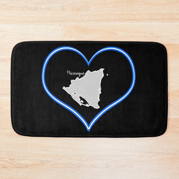 Item preview, Black heart map Nicaragua designed and sold by Astralia.