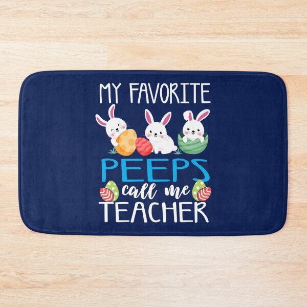 Item preview, My Favorite PEEPS Call Me TEACHER. Easter.    designed and sold by mclelandpung.