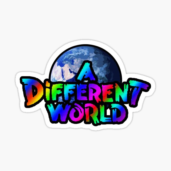 A Different World Color Sticker By Tjunior1 Redbubble