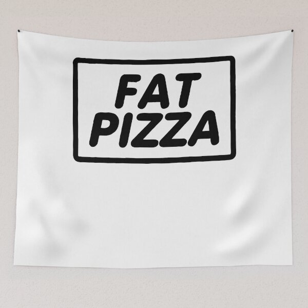 Item preview, Fat Pizza Logo Merchandise designed and sold by susettejarah.