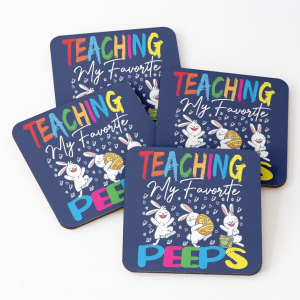 Item preview, Teaching is my favorite peeps quote to Easter Funny Teacher   designed and sold by mclelandpung.