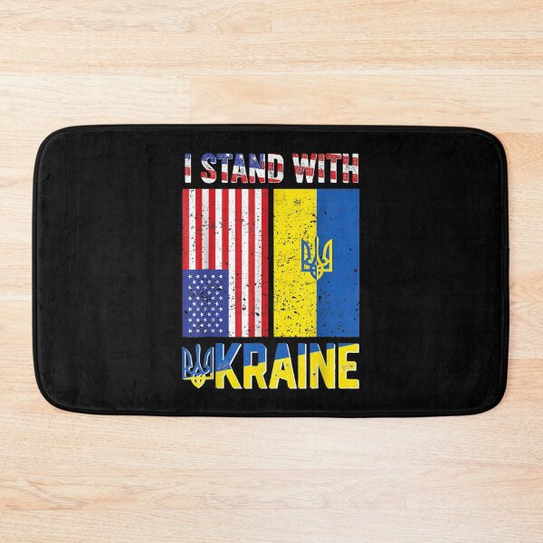 Item preview, I Stand With Ukraine Support Ukrainian American Usa Flag  designed and sold by doriaali.