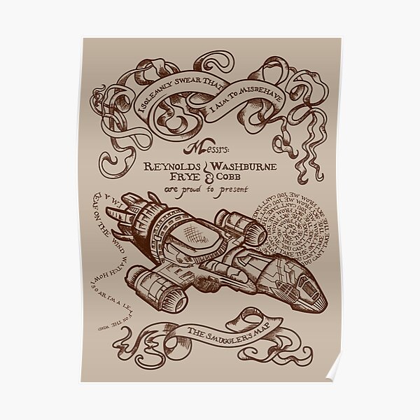The Smuggler's Map Poster