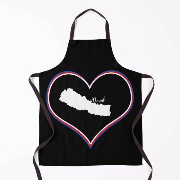 Item preview, Black heart map Nepal designed and sold by Astralia.