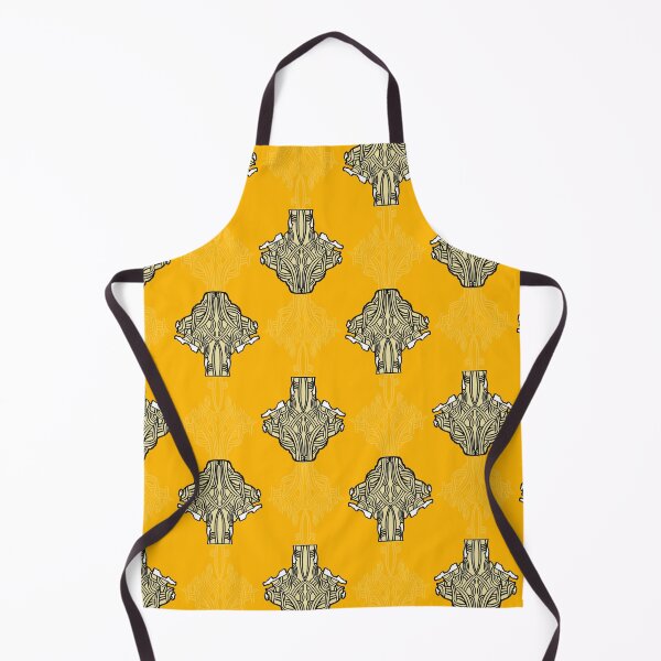 Item preview, Fleur-de-lis Damask - Saffron Yellow designed and sold by Jasrese.