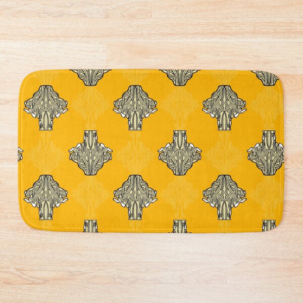 Item preview, Fleur-de-lis Damask - Saffron Yellow designed and sold by Jasrese.