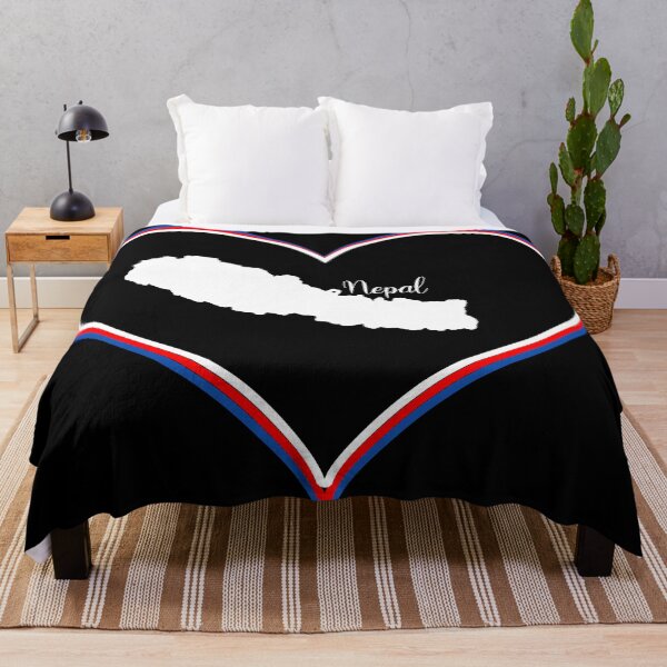 Item preview, Black heart map Nepal designed and sold by Astralia.