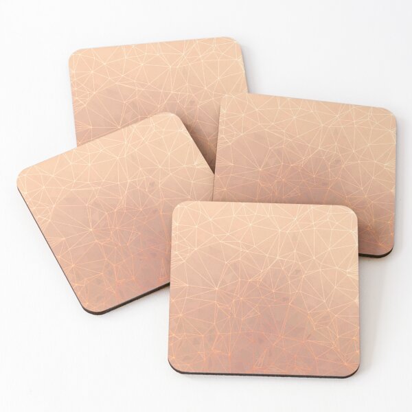 Item preview, fractal geometric line pattern abstract art in brown designed and sold by Mrvell.