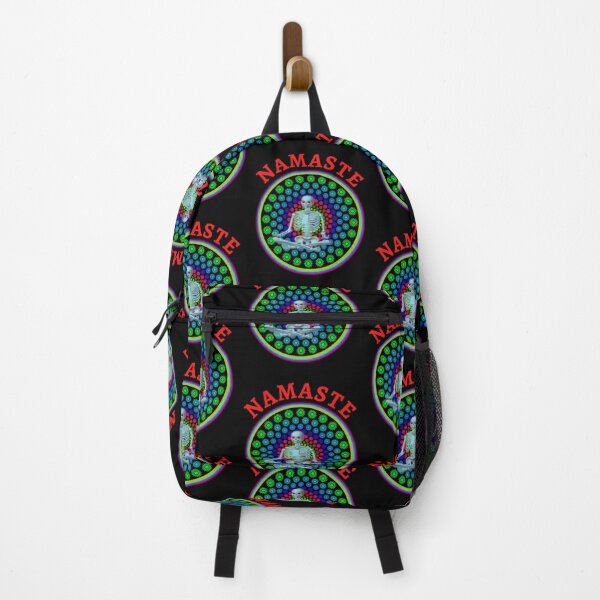 Item preview, Colorful Pop Art Meditating Skeleton  designed and sold by WoodburyLake.