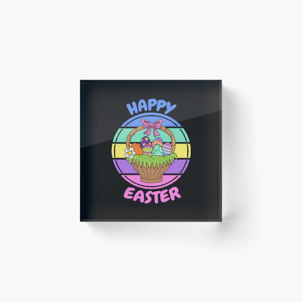 Item preview, Happy Easter Egg Basket designed and sold by The Jackalope.