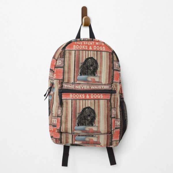 Item preview, Time Spent With Books And Dogs Time Never Waisted Bergamasco shepherd cute designed and sold by Cuddlythopia.