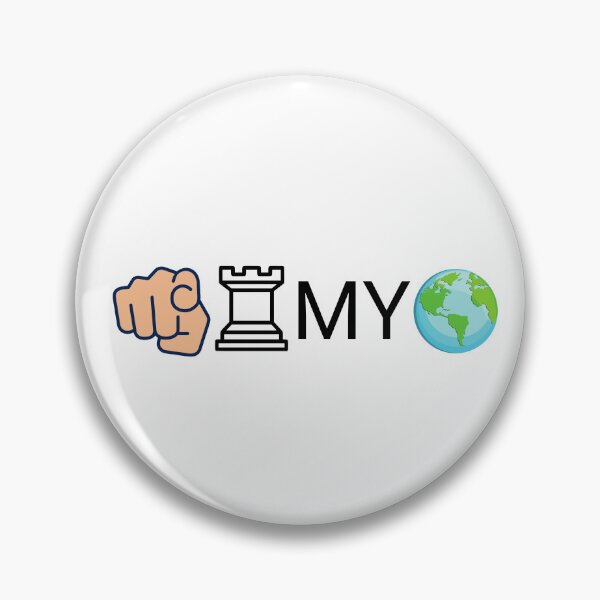 Item preview, You rook my world funny chess sticker designed and sold by ThePawnStore.