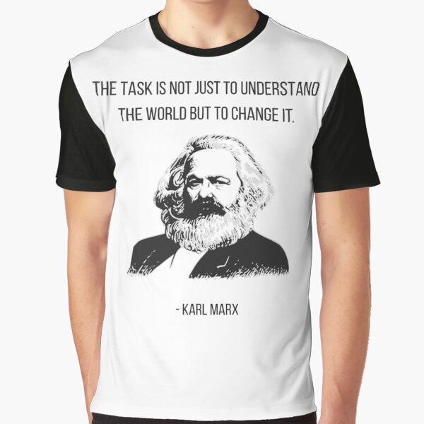 Vista previa del artículo con la obra «Cita Karl Marx», diseñado y vendido por Momente  Design.