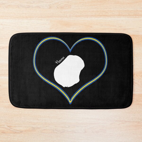 Item preview, Black heart map Nauru designed and sold by Astralia.