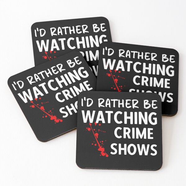 Item preview, I'd Rather Be Watching Crime Show  designed and sold by Equitees.