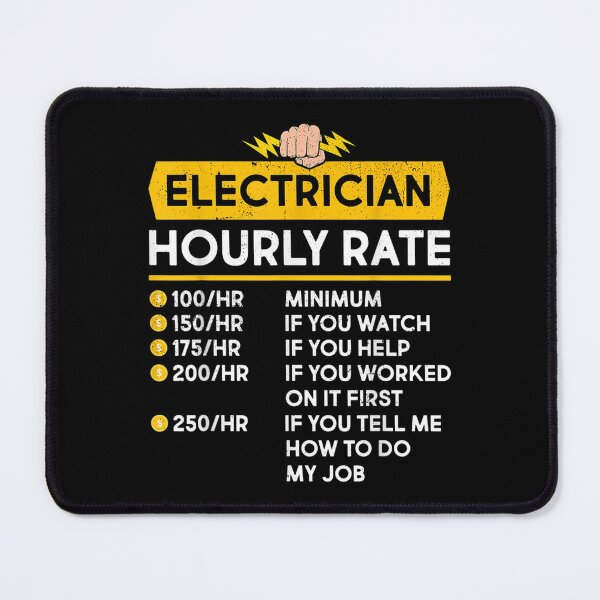 Item preview, Electrician Hourly Rate Electrical Cable Lineman  designed and sold by doriaali.