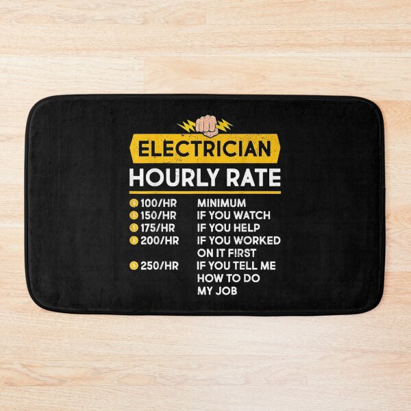 Item preview, Electrician Hourly Rate Electrical Cable Lineman  designed and sold by doriaali.
