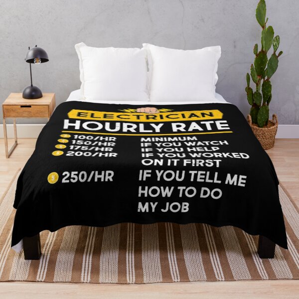 Item preview, Electrician Hourly Rate Electrical Cable Lineman  designed and sold by doriaali.
