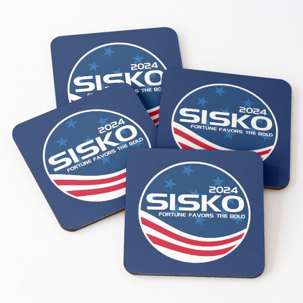 Item preview, Sisko 2024 Parody Campaign Sticker designed and sold by doctorheadly.