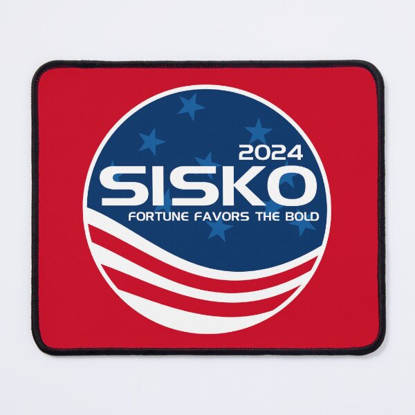 Item preview, Sisko 2024 Parody Campaign Sticker designed and sold by doctorheadly.