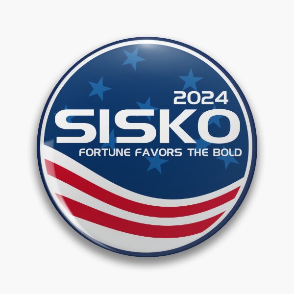 Item preview, Sisko 2024 Parody Campaign Sticker designed and sold by doctorheadly.