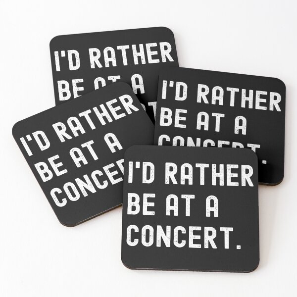 Item preview, I'd Rather Be At A Concert  designed and sold by Equitees.