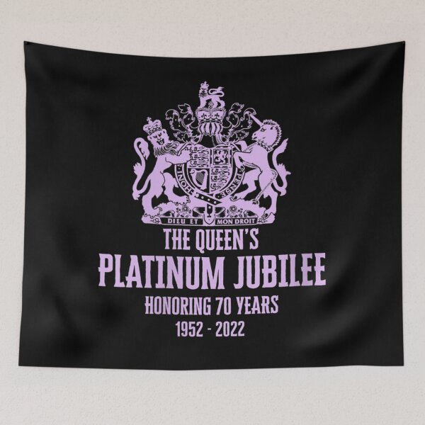 Item preview, Womens British Queen Platinum Jubilee 70 Years V-Neck designed and sold by Kevioussard.